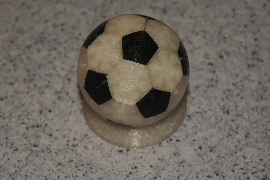 Hình khối Icosahedron cắt cụt dạng bóng đá tròn - Image 4