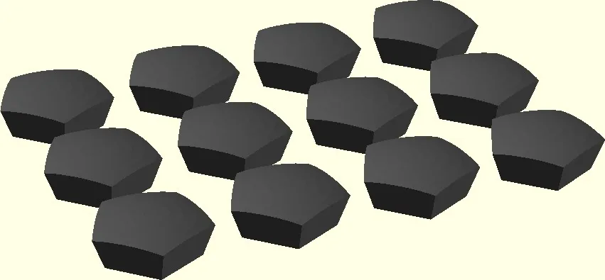 Hình khối Icosahedron cắt cụt dạng bóng đá tròn - Image 11