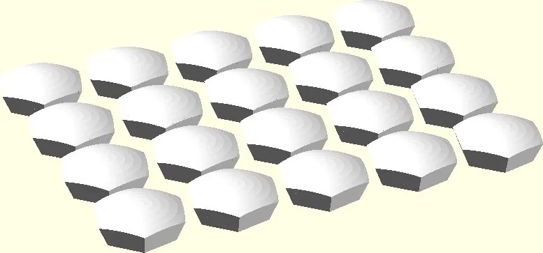 Hình khối Icosahedron cắt cụt dạng bóng đá tròn - Image 12