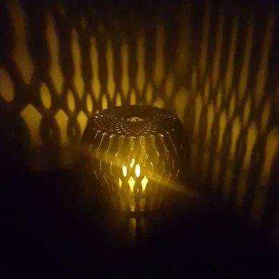 Giá đỡ nến tealight hình học đơn giản