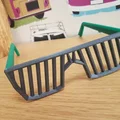 Kính mát in 3D kiểu dáng thời trang không bảo vệ UV - Thumbnail 6