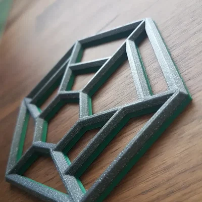 Đế lót ly hình học đơn giản cho nhà bếp