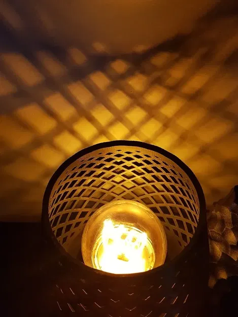 Đèn bàn phong cách lưới không cần giá đỡ - Image 8