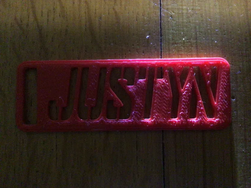 Móc khóa thiết kế tối giản cho nametag - Image 1