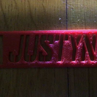 Móc khóa thiết kế tối giản cho nametag