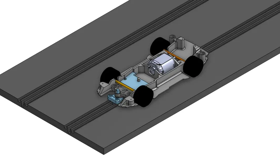 Chassis Ferrari 575 GTC LM04 Evolution chuyển đổi sang kỹ thuật số - Image 2
