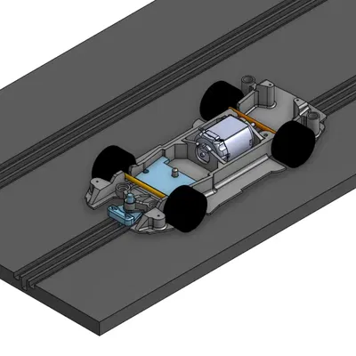 Chassis Ferrari 575 GTC LM04 Evolution chuyển đổi sang kỹ thuật số