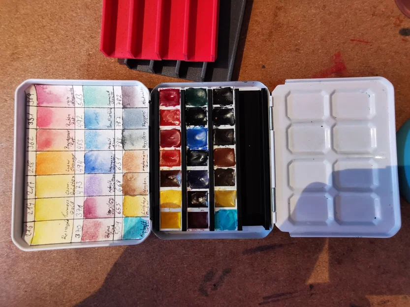 Hộp đựng màu nước Schmincke mới với 28 màu sắc - Image 5