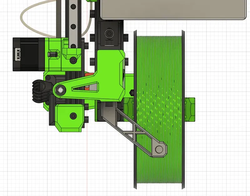 Giá đỡ Bowden ngược cho máy in Rat Rig V-Minion - Image 2