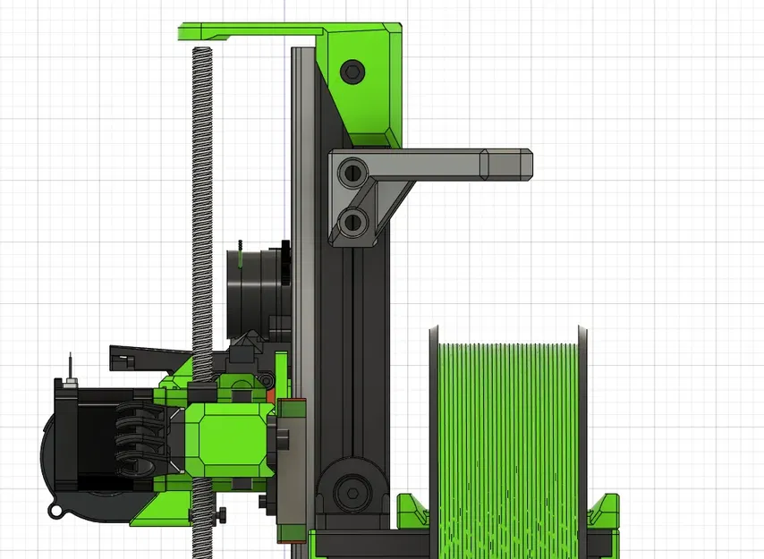 Giá đỡ Bowden ngược cho máy in Rat Rig V-Minion - Image 3