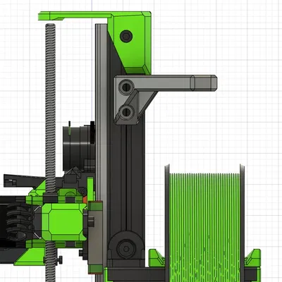 Giá đỡ Bowden ngược cho máy in Rat Rig V-Minion