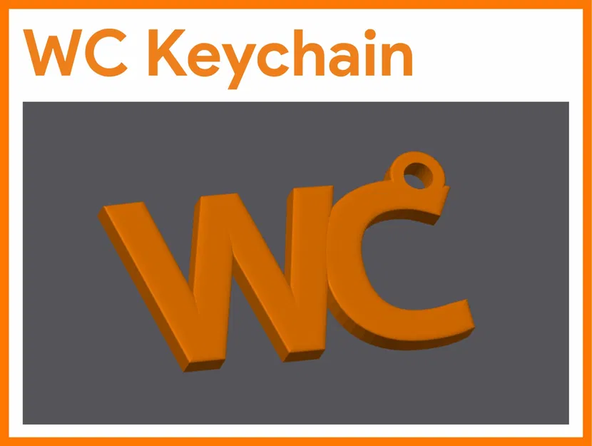 Móc khóa đơn giản cho chìa khóa nhà vệ sinh - Image 1