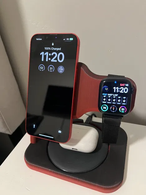 Giá đỡ sạc cho iPhone, Apple Watch và AirPods V2 - Image 2