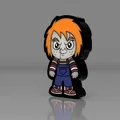 Hộp đèn Halloween Chucky với đèn LED trang trí - Thumbnail 1