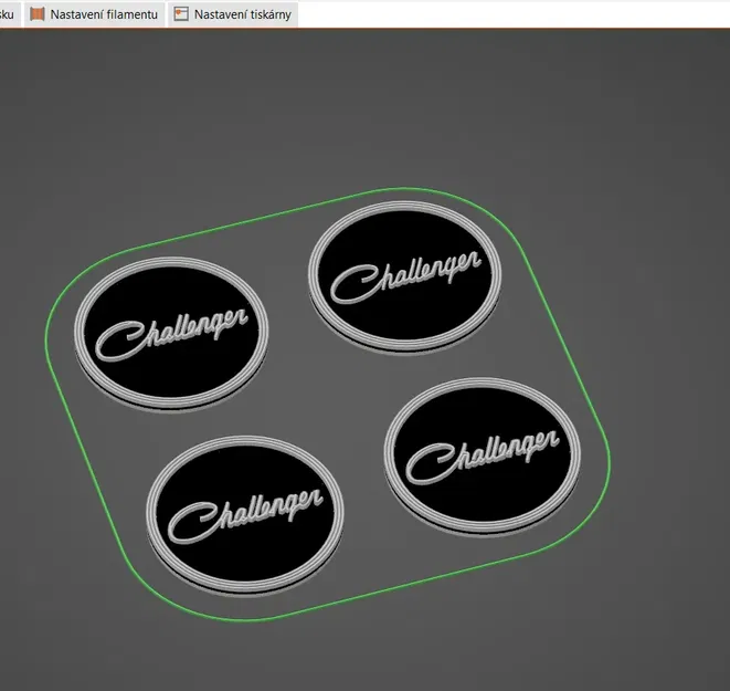 Token mua sắm thiết kế Dodge Challenger R/T và Hellcat - Image 1