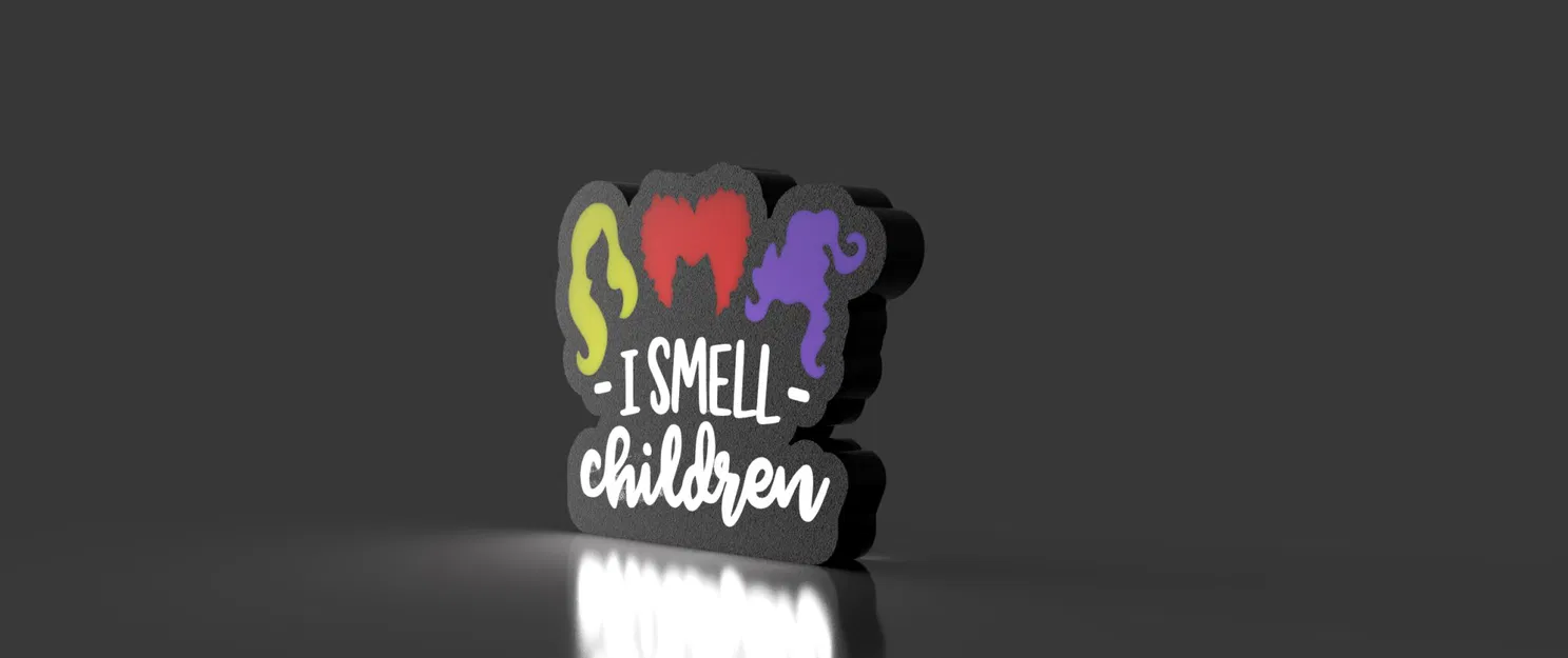 Hộp đèn Halloween Hocus Pocus - Tôi Ngửi Thấy Trẻ Em - Image 2