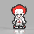 Hộp đèn Pennywise trang trí Halloween với đèn LED - Thumbnail 1