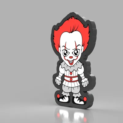 Hộp đèn Pennywise trang trí Halloween với đèn LED