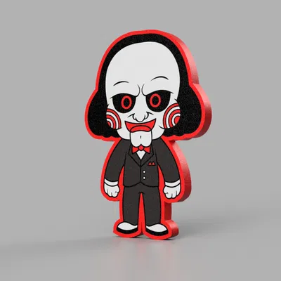 Hộp đèn ghép hình trang trí Halloween với đèn LED