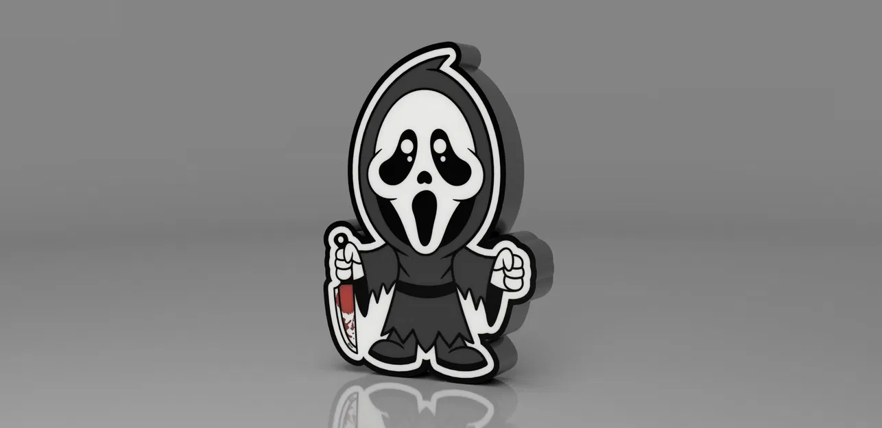 Hộp đèn LED mặt ma cho lễ hội Halloween - Image 2