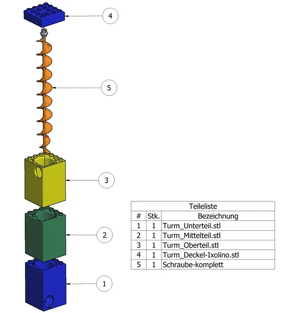 Thang máy bi Hubelino cho đường đua bi marble - Image 4