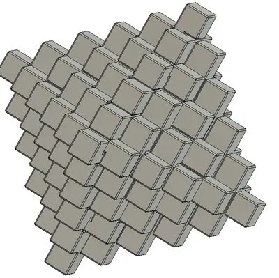 Bộ ghép hình 3D tinh thể Nhật Bản 51 mảnh