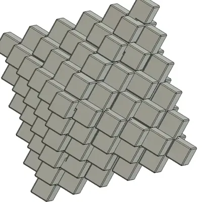 Câu đố 3D pha lê Nhật Bản