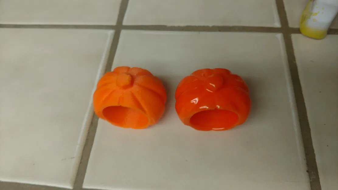 Vòng đeo khăn ăn hình bí ngô - Image 3