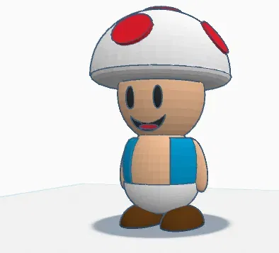 Nhân vật Toad từ trò chơi Super Mario - Image 1