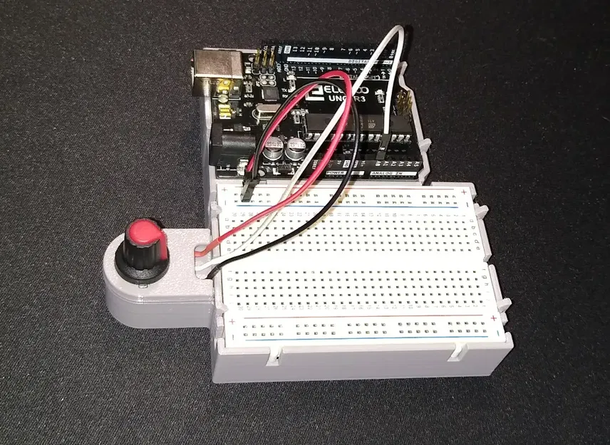 Giá đỡ cho Arduino Uno và breadboard kích thước nhỏ - Image 1