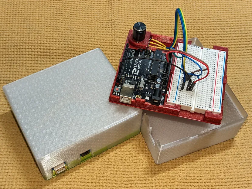 Giá đỡ biến trở cho Arduino Uno và breadboard nhỏ - Image 1