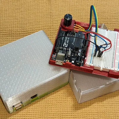 Giá đỡ biến trở cho Arduino Uno và breadboard nhỏ