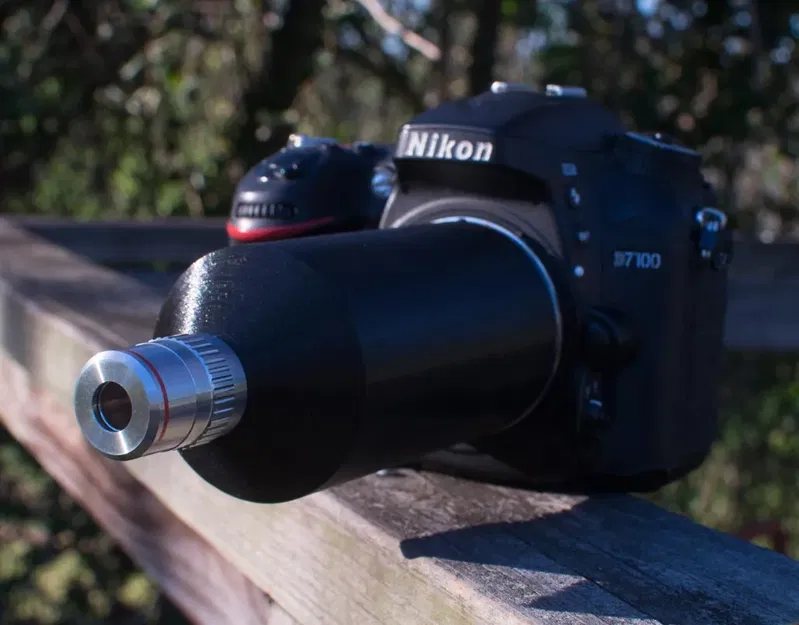 Mô đun ống kính vi sinh 4x cho máy ảnh Nikon F-mount - Image 1