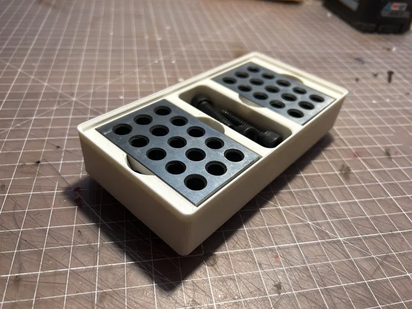 Mô-đun lưu trữ 123 khối Gridfinity cho 2 khối - Image 1