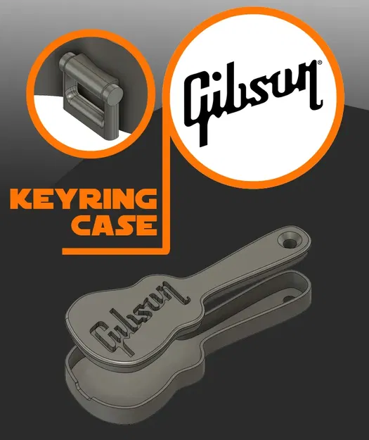 Móc khóa hộp đàn guitar in 3D với thiết kế tinh xảo - Image 2