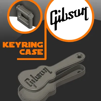 Móc khóa hộp đàn guitar in 3D với thiết kế tinh xảo