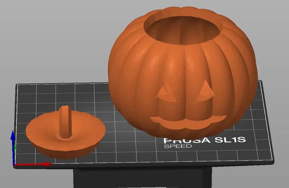 Đèn lồng bí ngô rỗng với nắp tách rời - Image 2