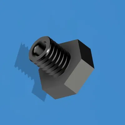 Bu lông rỗng và đai ốc M8 với lỗ khoan 2mm