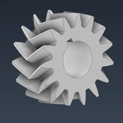 Bánh răng hình chữ V với rãnh khóa 10mm