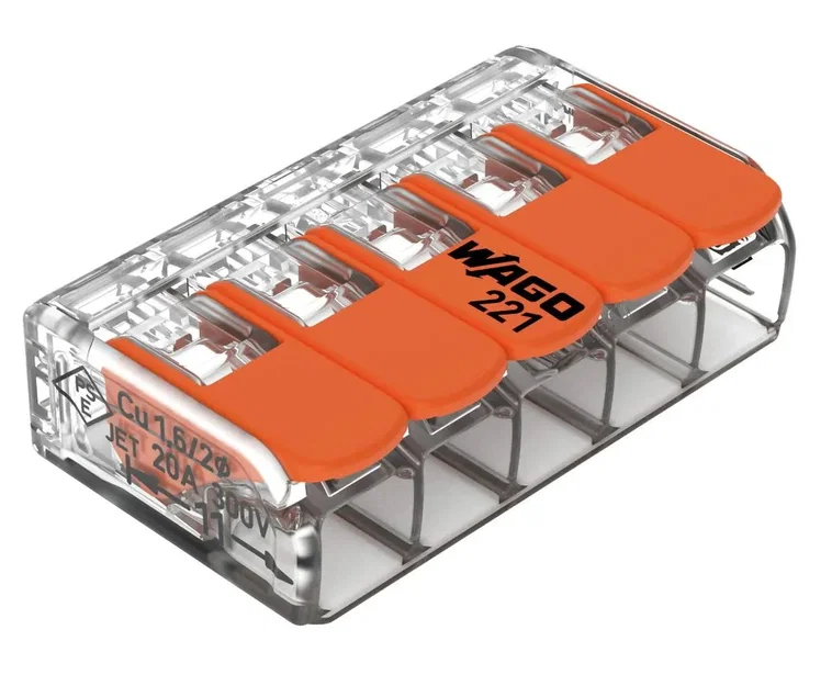 Giá đỡ kết nối Wago 221-415 cho 5 dây nối - Image 4