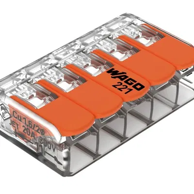 Giá đỡ kết nối Wago 221-415 cho 5 dây nối
