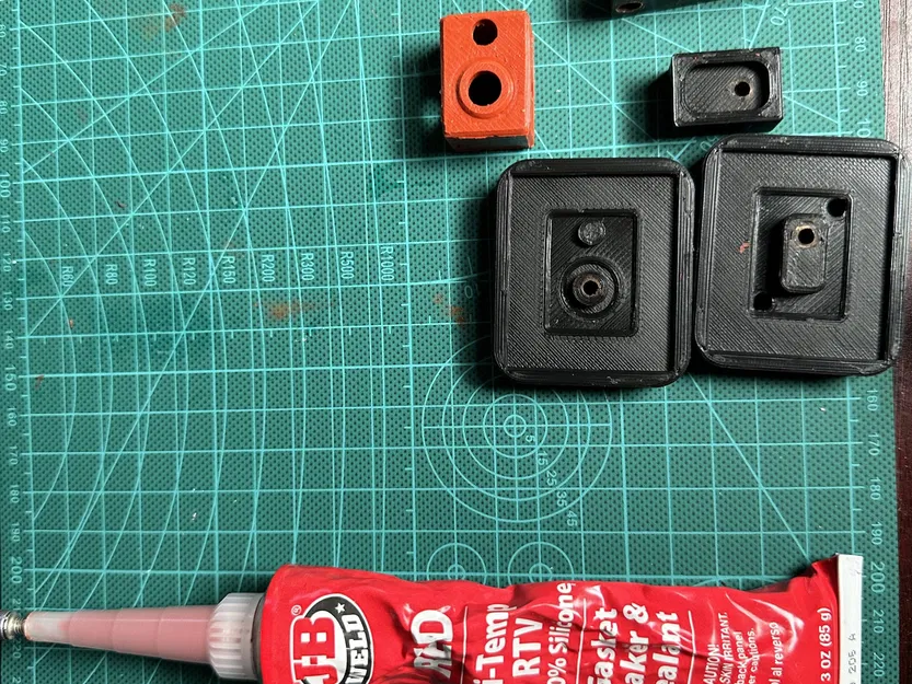 Mẫu khuôn silicone cho E3D V6 sử dụng JB Weld RTV - Image 1