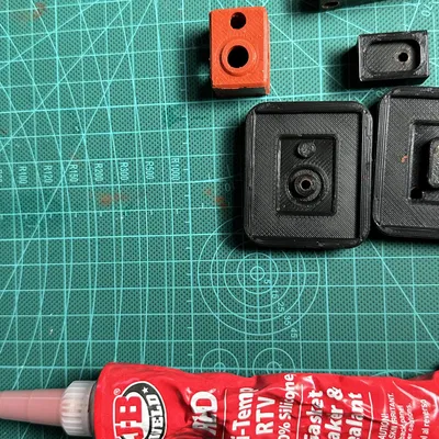 Mẫu khuôn silicone cho E3D V6 sử dụng JB Weld RTV