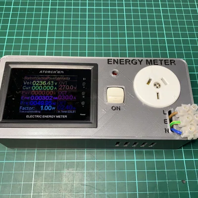 Vỏ đồng hồ đo năng lượng tích hợp mạch bảo vệ 10A