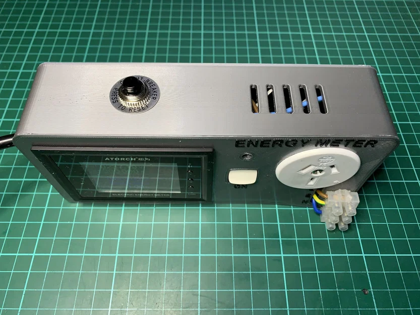 Vỏ đồng hồ đo năng lượng tích hợp mạch bảo vệ 10A - Image 2