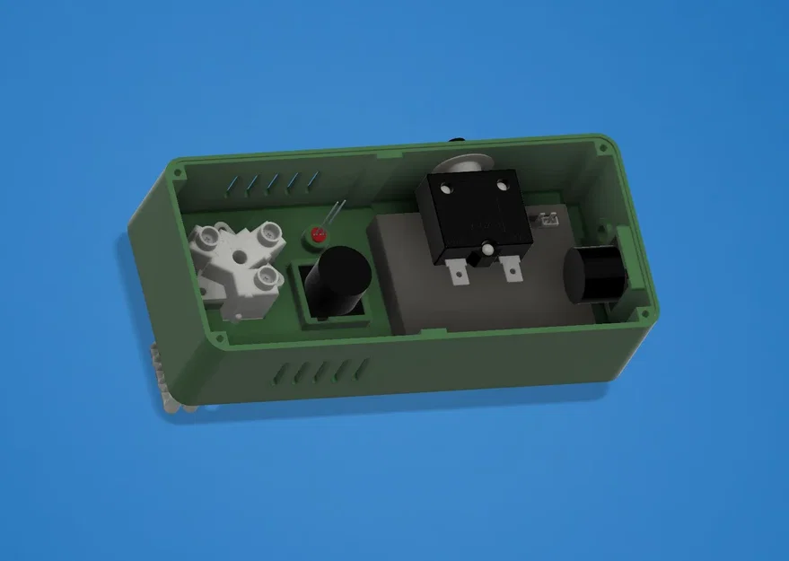 Vỏ đồng hồ đo năng lượng tích hợp mạch bảo vệ 10A - Image 4