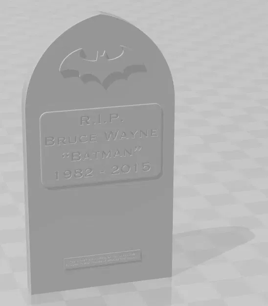 Bia mộ Batman/Kevin theo phong cách Arkham Knight - Image 3