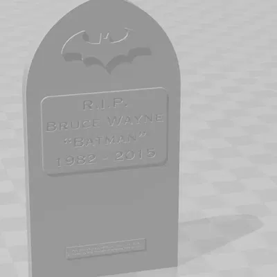 Bia mộ Batman/Kevin theo phong cách Arkham Knight