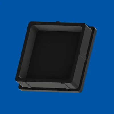 Nắp ống vuông 40mm bảo vệ và ngăn chặn vật lạ