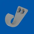 Móc treo nhỏ gọn thiết kế với 2 ốc vít chống xoay - Thumbnail 2